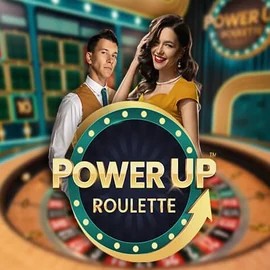 PowerUP Roulette logo by Pragmatic Play Great Slots Casino